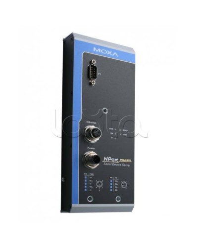 Сервер 1-портовый RS-232/422/485 в Ethernet Moxa NPort 5150AI-M12 в Назрани Дополнительное оборудование для ОПС Pintop.ru