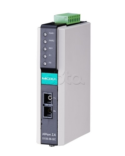 Сервер 1-портовый RS-232/422/485 в Ethernet Moxa NPort IA-5150-M-SC-T в Назрани Дополнительное оборудование для ОПС Pintop.ru