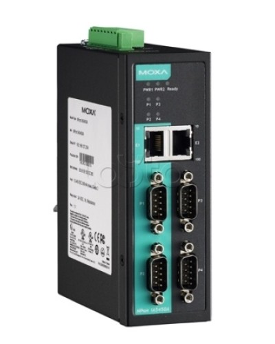 Сервер 4-портовый RS-232/422/485 в Ethernet Moxa NPort IA-5450A-T в Назрани Дополнительное оборудование для ОПС Pintop.ru