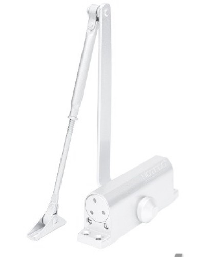 Доводчик NOTEDO DC-090-НО EN4 с ФОП (белый) в Назрани Доводчики Pintop.ru