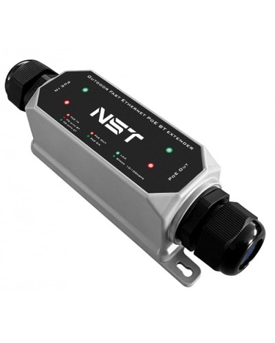 Уличный Ultra PoE удлинитель Fast Ethernet до 250м на 1 порт NST NS-EX-1FP/W в Назрани Дополнительное оборудование для сетей Pintop.ru