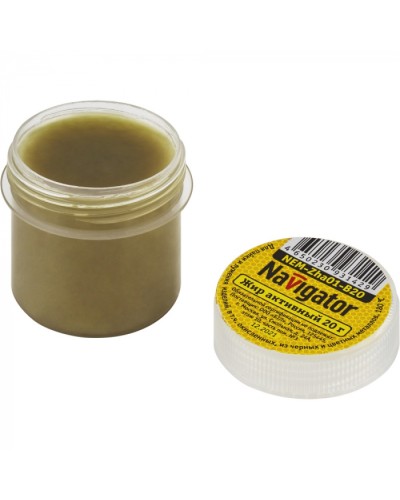 Жир паяльный Navigator 93 142 NEM-Zha01-B20 (активный, 20 гр) в Назрани Аксессуары для кабель-канала Pintop.ru