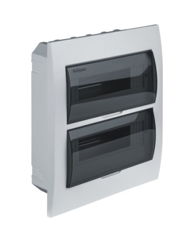 Коробка Navigator 93 808 NSS-DBI-24-WH-IP41 в Назрани Боксы для автоматов Pintop.ru