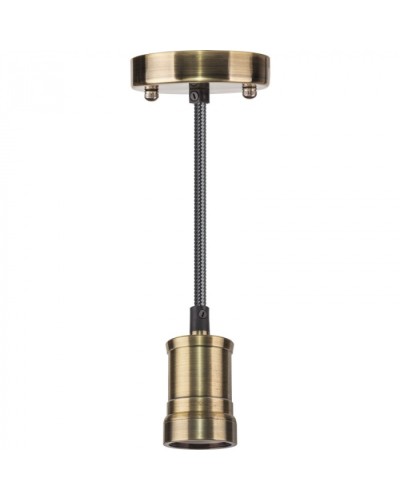 Светильник Navigator 61 521 NIL-SF01-007-E27 60Вт 1,5м. метал. черненая бронза в Назрани Светильники Pintop.ru