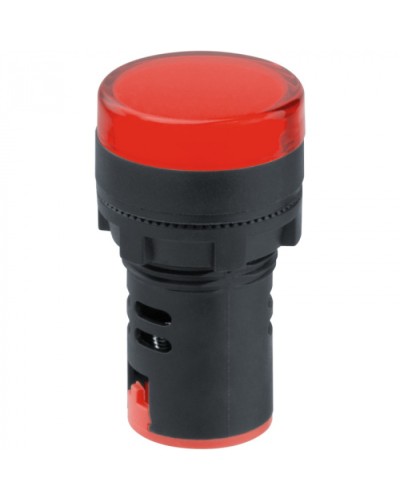Лампа индикаторная Navigator 82 801 NBI-I-AD22-230-R красная d22мм 230В AC/DC в Назрани Источники света(Лампы) Pintop.ru