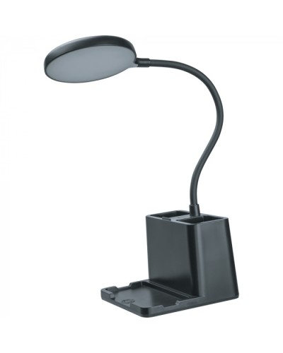 Светильник Navigator 93 287 NDF-D047-5W-MK-BL-LED на основании, черный в Назрани Светильники Pintop.ru