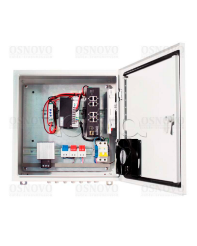 Cтанция базовая, уличная OSNOVO OS-44T1 в Назрани Блоки питания для кожухов и камер Pintop.ru