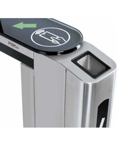 Передняя панель скоростного прохода PERCo-ST-01 со встроенным сканером штрихкода PERCo-FP01Q.1 в Назрани Ограждения Pintop.ru