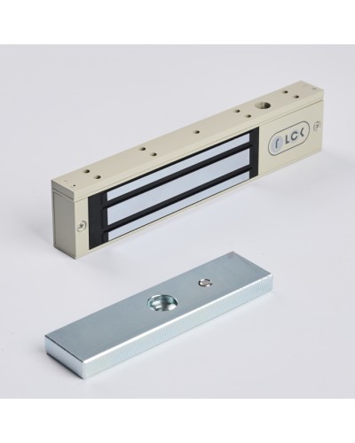 R-Lock RL-EM180-00G - Электромагнитный замкок, 180кг, DC12/24B, цвет корпуса серый, RAL7032 (галечный серый) в Назрани Электромагнитные замки Pintop.ru