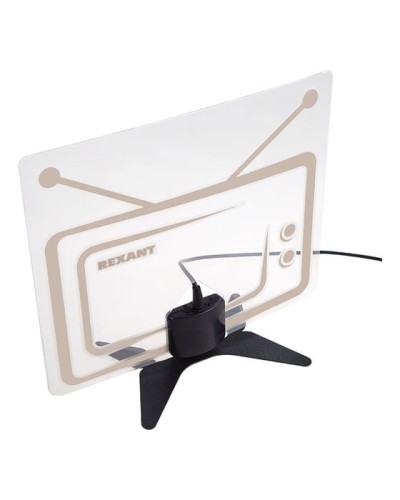 Антенна комнатная «Активная» для цифрового телевидения DVB-T2, Ag-717 REXANT 34-0717 в Назрани Системы видеонаблюдения Pintop.ru