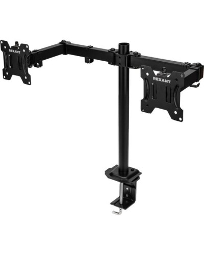 Кронштейн для двух мониторов 13-32, одно колено настольный, серия офис REXANT 38-0356 в Назрани Системы видеонаблюдения Pintop.ru