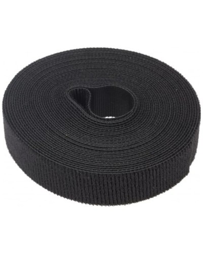 Лента-липучка многоразовая 5 м х 20мм, черная (1 шт/уп) REXANT 07-7526 в Назрани Монтажные материалы Pintop.ru