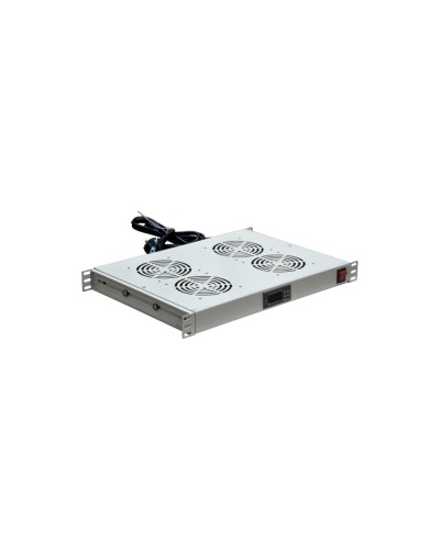 Модуль вентиляторный с термостатом 19 1U с 4-мя вентиляторами REXANT 04-2605 в Назрани Вентиляторные модули Pintop.ru