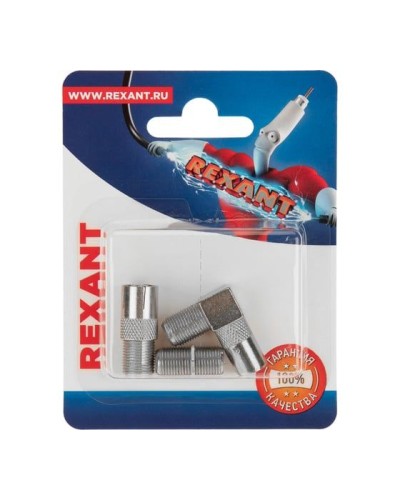 Набор антенных переходников для подключения ТВ REXANT 06-0041-A в Назрани Проходные адаптеры Pintop.ru