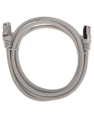 Патч-корд S/FTP, CAT 6A (10G), RJ45-RJ45, 28AWG, LSZH, серый, 2м REXANT 02-0390-2 в Назрани Патчкорды (медные) Pintop.ru