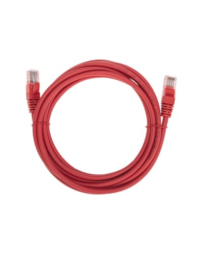 Патч-корд U/UTP, CAT 5e, RJ45-RJ45, 26AWG, LSZH, красный, 3м REXANT 02-0103-3 в Назрани Патчкорды (медные) Pintop.ru
