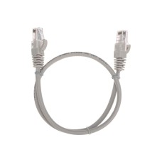 Патч-корд U/UTP, CAT 5e, RJ45-RJ45, 26AWG, LSZH, серый, 0,5м REXANT 02-0100-05