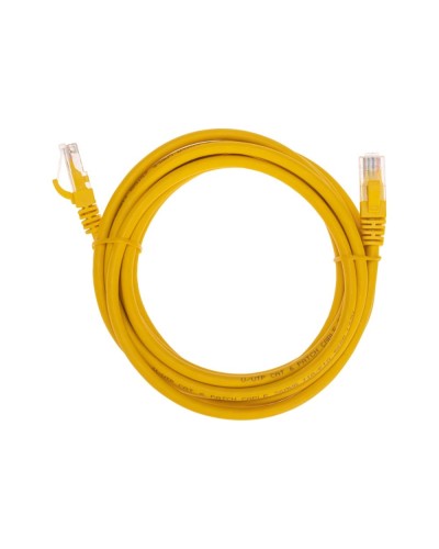 Патч-корд U/UTP, CAT 6, RJ45-RJ45, 26AWG, LSZH, желтый, 3м REXANT 02-0295-3 в Назрани Патчкорды (медные) Pintop.ru