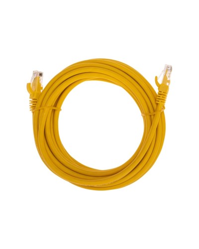 Патч-корд U/UTP, CAT 6, RJ45-RJ45, 26AWG, LSZH, желтый, 5м REXANT 02-0295-5 в Назрани Патчкорды (медные) Pintop.ru