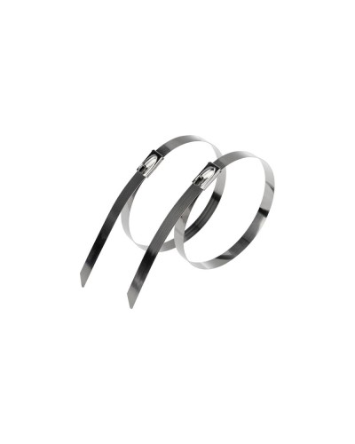 Стяжка кабельная стальная (304) 400x4,6мм (50 шт/уп) REXANT (07-0408) в Назрани Стяжки-хомуты Pintop.ru