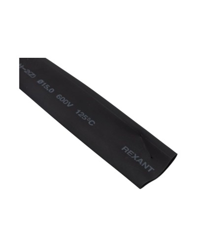 Термоусаживаемая трубка 15.0 / 7.5 мм черная (100 м/бухта) REXANT (49-1506) в Назрани Монтажные материалы Pintop.ru