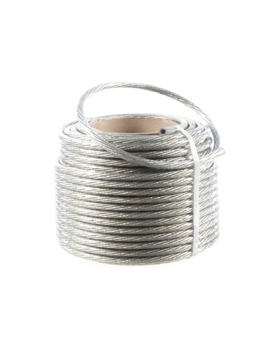 Трос стальной в ПВХ изоляции d=10.0 мм, катушка 50 метров REXANT (09-5300) в Назрани Крепежные изделия Pintop.ru