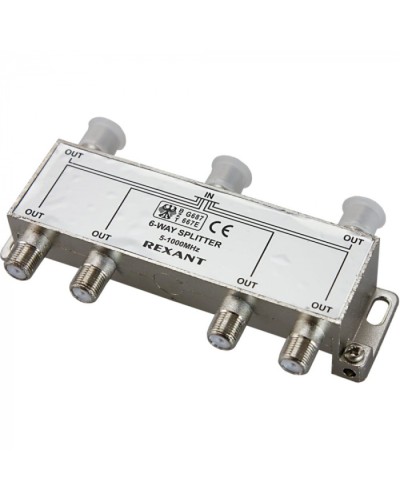 Делитель телевизионный ТВх6 под F разъём 5-1000 МГц (5шт/уп) REXANT 05-6004 в Назрани Системы видеонаблюдения Pintop.ru