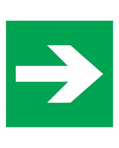 Знак эвакуационный Направляющая стрелка 100x100 (5шт/уп) REXANT 56-0029 в Назрани Дополнительное оборудование для ОПС Pintop.ru