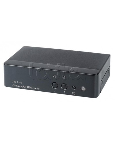 Коммутатор DVI и аудио сигналов SC&T DS02A в Назрани Видеоусилители, Модуляторы, Делители Pintop.ru