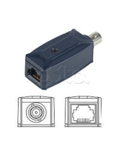 Удлинитель Ethernet, пассивный по коаксиальному кабелю SC&T IP01 в Назрани Видеоусилители, Модуляторы, Делители Pintop.ru