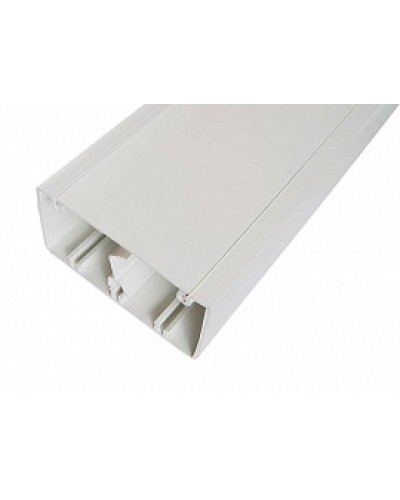 Кабельный канал с крышкой100х50х2000мм (белый) SPL 100001S в Назрани Кабель-канал Pintop.ru