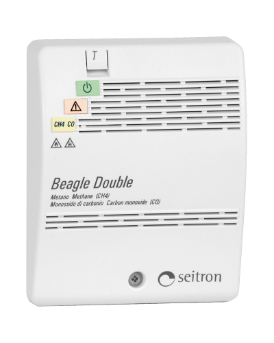 Комбинированный сигнализатор на природный и угарный газ (CH4 и CO) Seitron RGDCM0MP1 Beagle Double в Назрани Технологические извещатели Pintop.ru