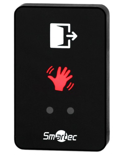 Кнопка ИК-бесконтактная накладная ИД индикатор Smartec ST-EX310L-BK в Назрани Кнопки выхода Pintop.ru