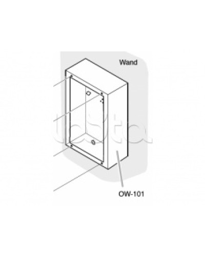 Коробка накладная TOA OW-101 в Назрани Аксессуары для СОУЭ Pintop.ru