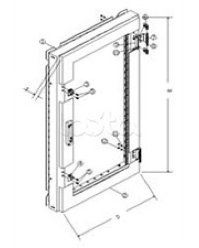 Дверь передняя плексигласовая TOA PGD-22 в Назрани Системы оповещения и трансляции TOA Pintop.ru