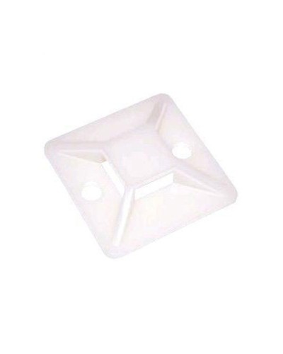 Площадка самоклеящаяся под стяжку, 20х20 мм, белая (100шт.уп) TWT-CV-ATM20 в Назрани Расходные материалы для шкафов и стоек Pintop.ru