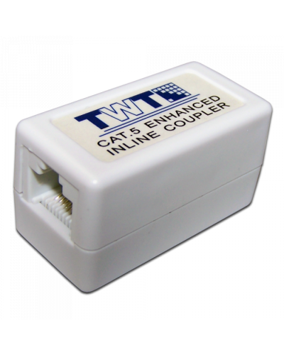 Повторитель портов RJ-45, неэкранированный, категории 5е TWT (TWT-CP45UTP5E) в Назрани Проходные адаптеры RJ-45 и разветвители Pintop.ru