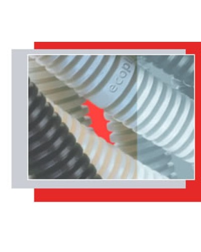 Труба гофр. ПВХ 16 мм (100 м) Экопласт (10016) в Назрани Труба гофрированная Pintop.ru