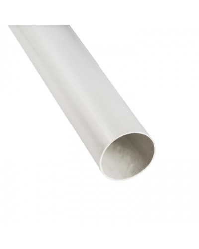 Труба ПНД гладкая тяжелая, цвет серый, диам 50мм (3м) Экопласт (23050-GR) в Назрани Гладкая труба Pintop.ru