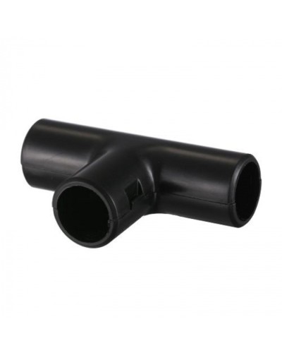 Тройник (2 част.) для труб D25мм (черный)Экопласт (41325-BL) - TI20G Тройник (2 част.) для труб D25мм, цвет чёрныйЭкопласт в Назрани Повороты, муфты, тройники Pintop.ru
