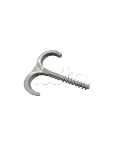 Держатель (клипса) F типа двойнаядля труб D16-20 мм Экопласт 41826 в Назрани Держатели, клипсы, скобы Pintop.ru