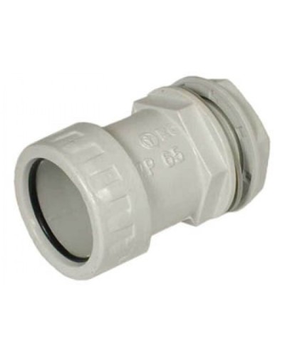 Муфта «труба-коробка» D25 мм , без галогена Экопласт 42725HF в Назрани Аксессуары для труб (ОКЛ) Экопласт Pintop.ru