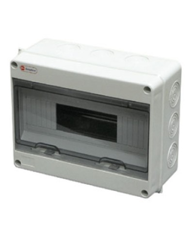 Шкаф настенный, 18 модулей, IP65 Экопласт 46418 в Назрани Боксы для автоматов Pintop.ru