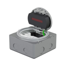 LUK/1,5AL66 Люк в пол на 1,5 поста (45х45мм), с суппортом и коробкой, сталь IP66 (70031)