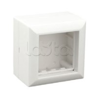 Коробка для открытой проводки на 1 пост 45х45 мм Экопласт 72914