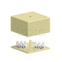 SD3 Коробка распределительная для о/п, 75х75х40мм без галогена (белый) Экопласт (72932HF)