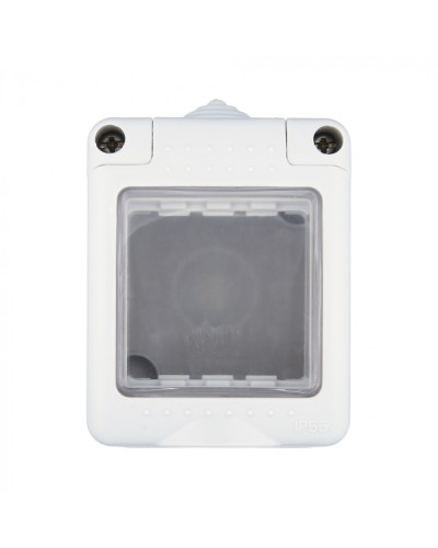 Коробка для о/п, герметичная с прозрачной, силиконовой панелью, 45х45мм IP55 (серый) LK45 (855003) в Назрани Распределительные коробки Pintop.ru