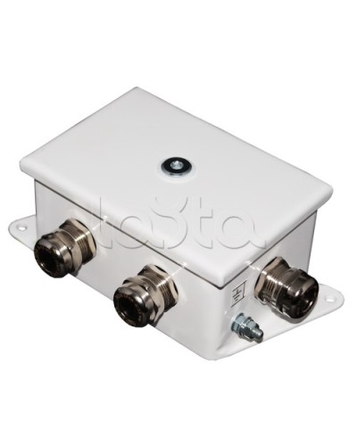 Коробка монтажная огнестойкая Гефест КМ-О (12к)-IP66-d, три ввода 120х80х68 в Назрани Распределительные коробки Pintop.ru