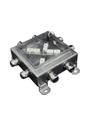 Коробка монтажная огнестойкая Гефест КМ-О (16к*10,0)-IP66 1515нерж, 8 вводов в Назрани Распределительные коробки Pintop.ru