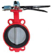 Затвор дисковый межфланцевый Зт150/1.6-УФ.УХЛ4-"Аква-Гефест" с рукояткой
